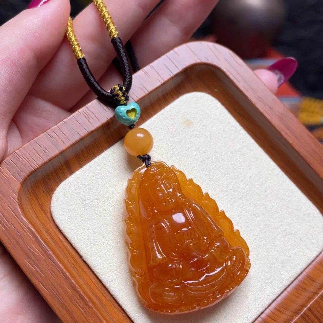 蜜蜡颈饰未镶嵌项链