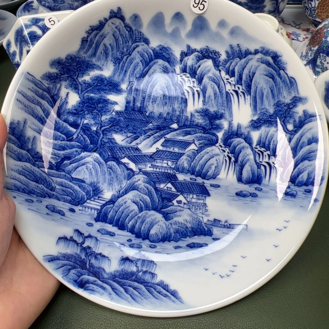 陶瓷景德镇纯手工纯手绘茶具木木95
