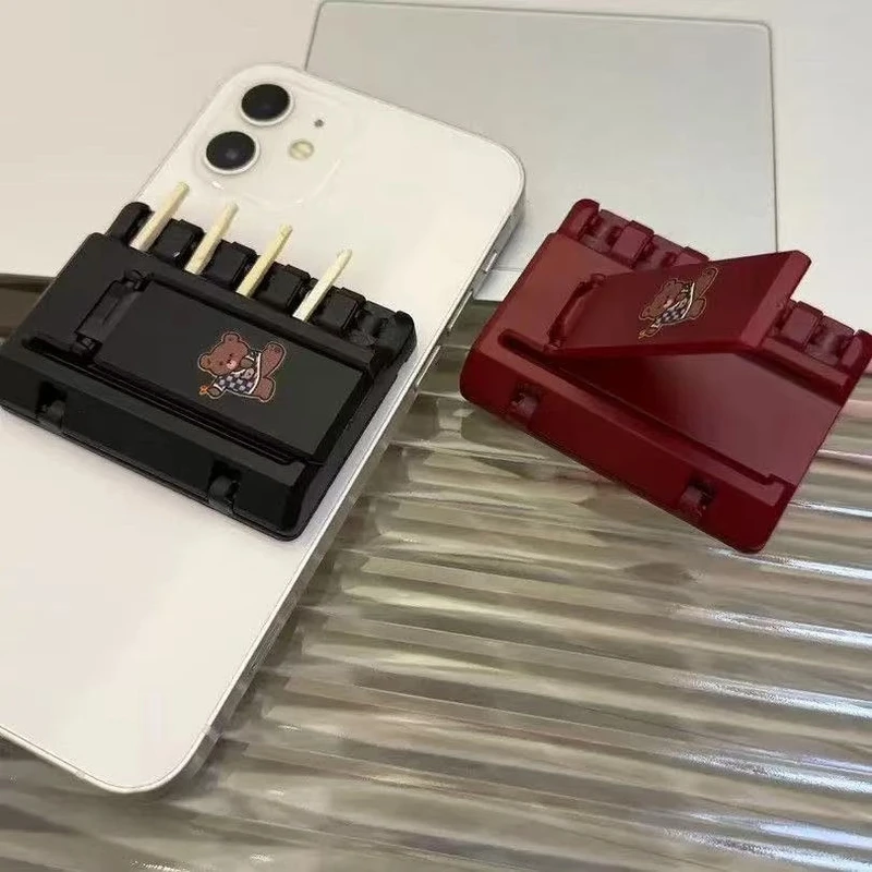 吖吖//户外炫酷支架多角度支架炫酷背面可打火手机支架可旋转礼物