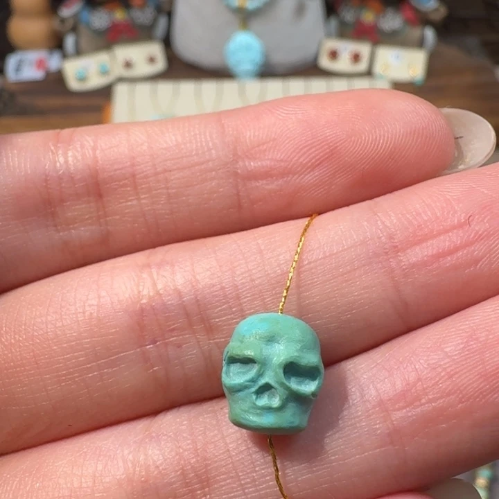 绿松石未镶嵌阿呆配饰