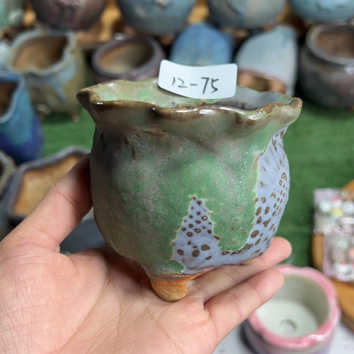 陶瓷12-75花盆小鹿