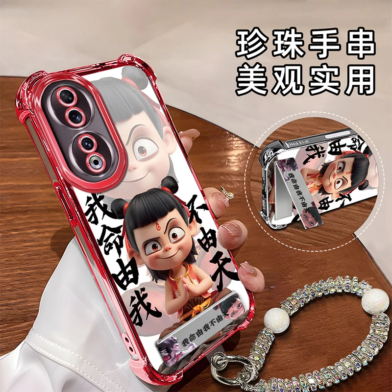 适用于【华为】荣耀90Pro我命由我不由天爆款哪吒电镀防摔手机壳