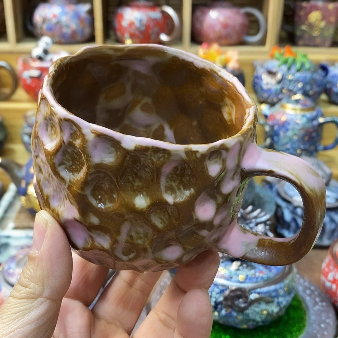 粗陶志野柴烧茶器