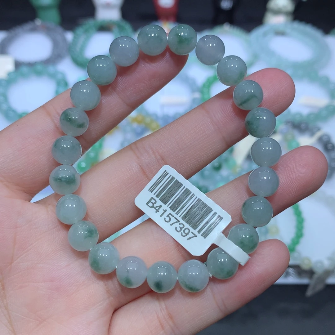 翡翠未镶嵌手串天然