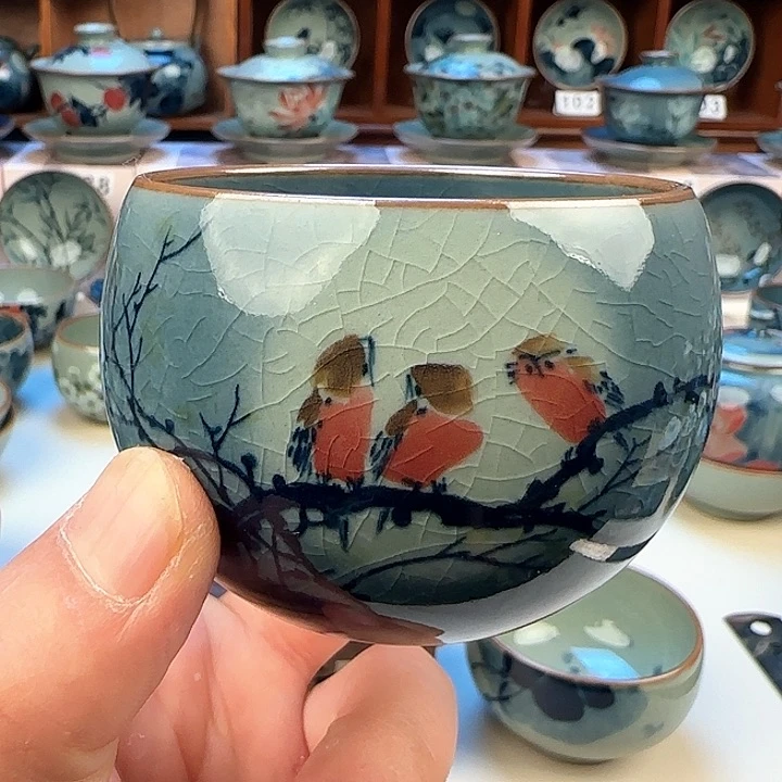 景德镇陶瓷陶瓷杯茶具