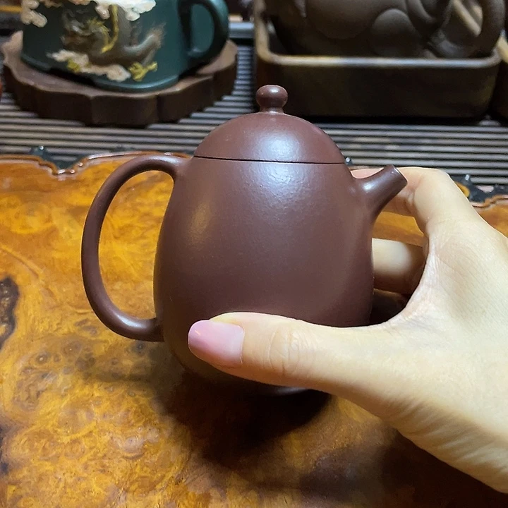 茶壶紫砂全手工打造