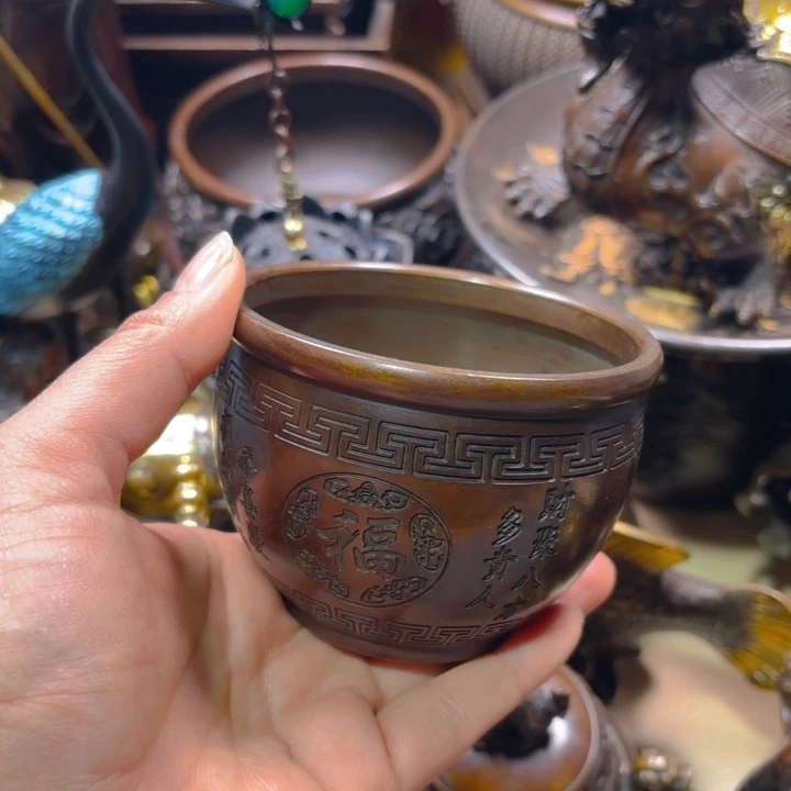 铜器摆件收收藏藏