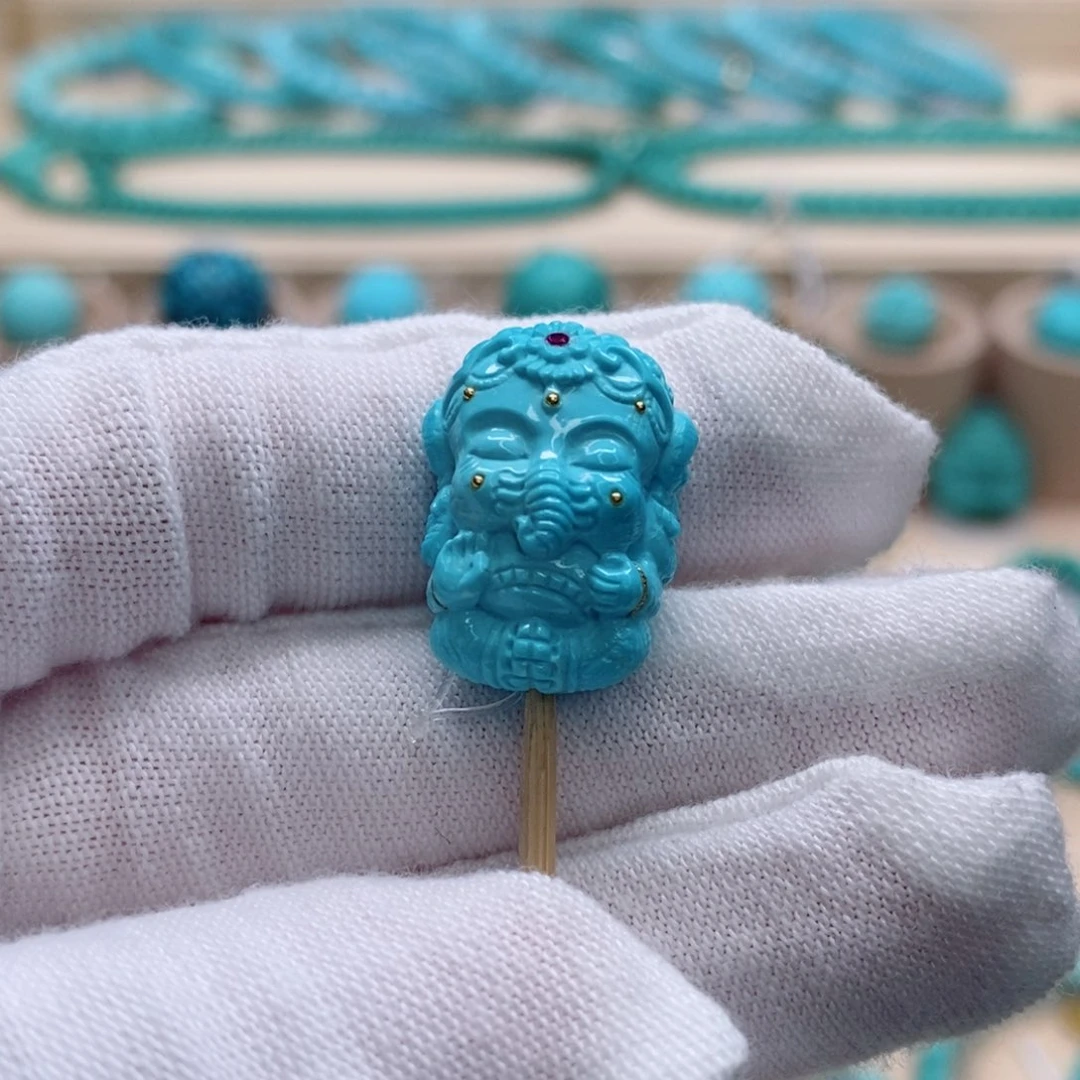 绿松石珠宝奇石未镶嵌