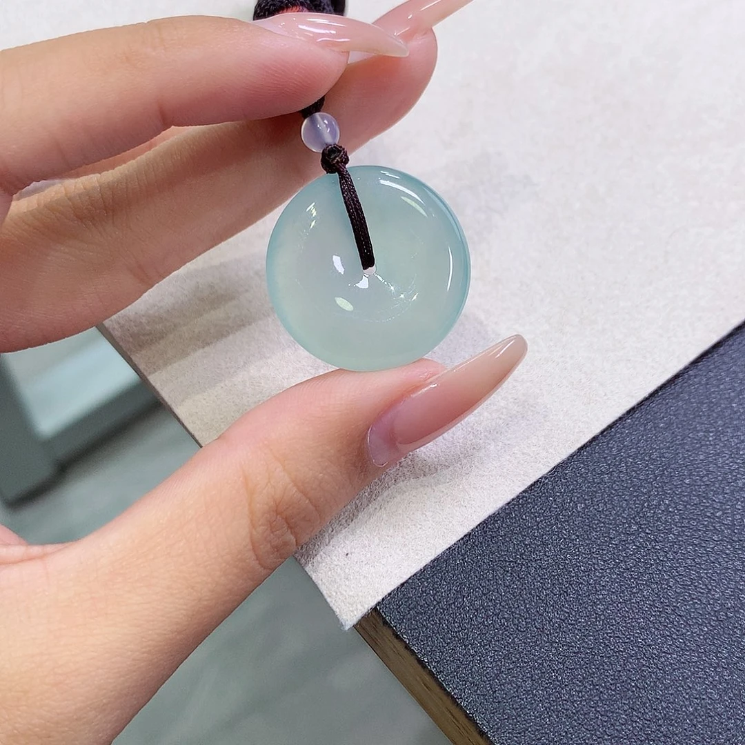 翡翠未镶嵌吊坠(不含链)23.8-5.6