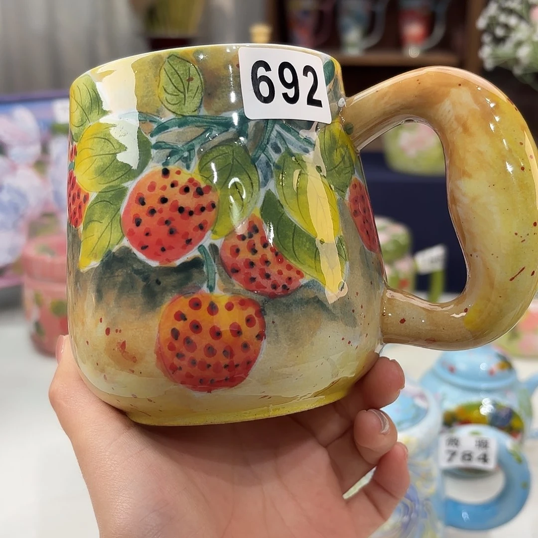 景德镇手绘高温釉下彩陶瓷茶具