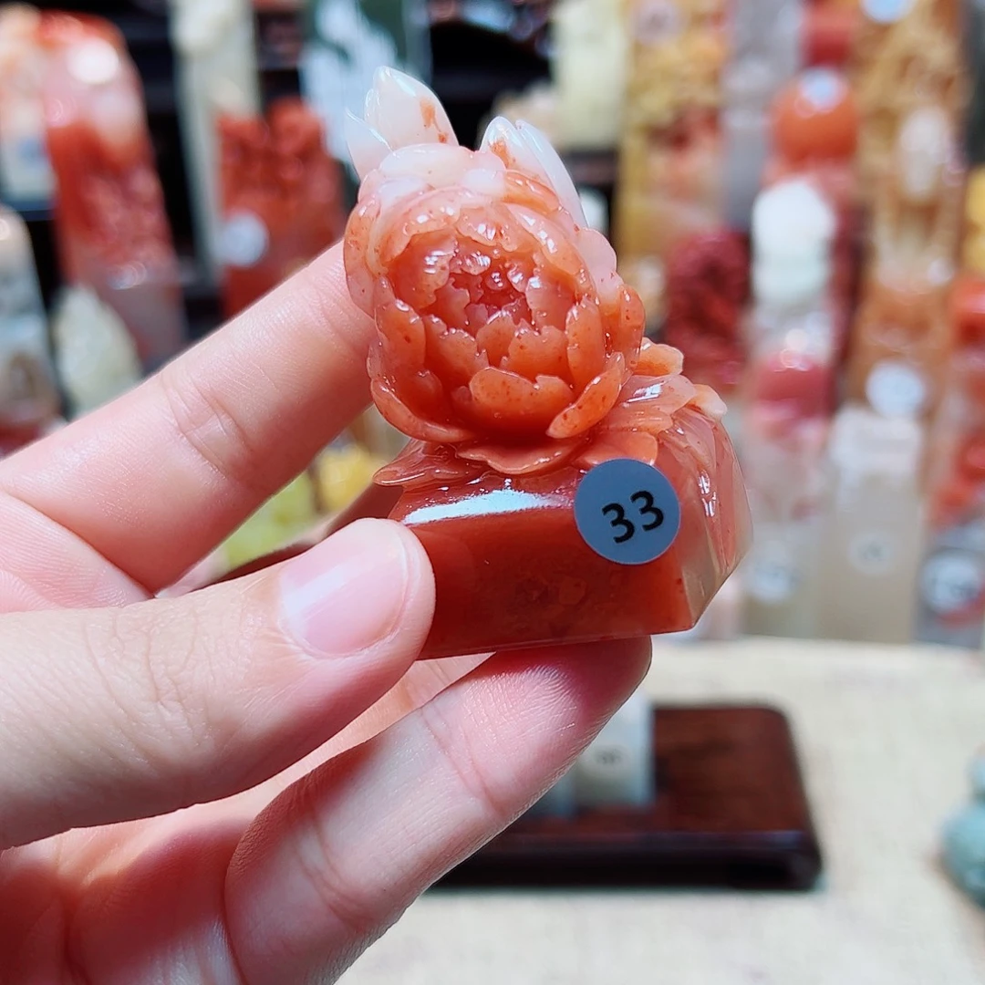 寿山石印石原**你寿山石印章