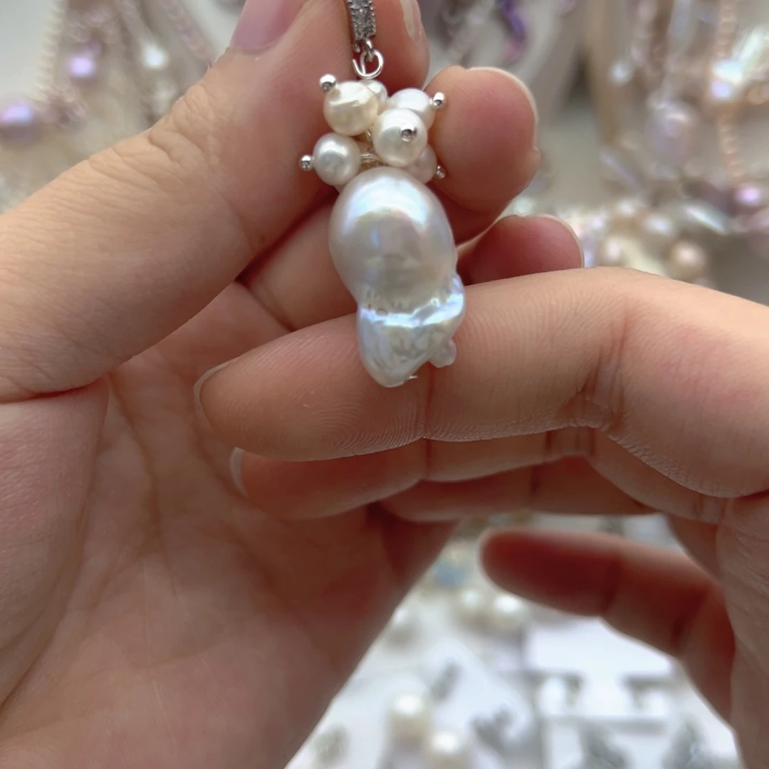 未镶嵌颈饰淡水珍珠