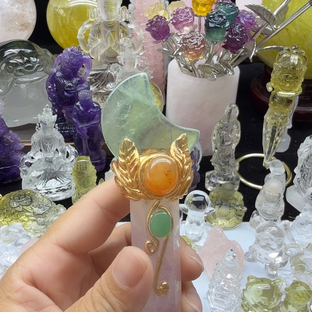 水晶摆件未镶嵌水晶～***～