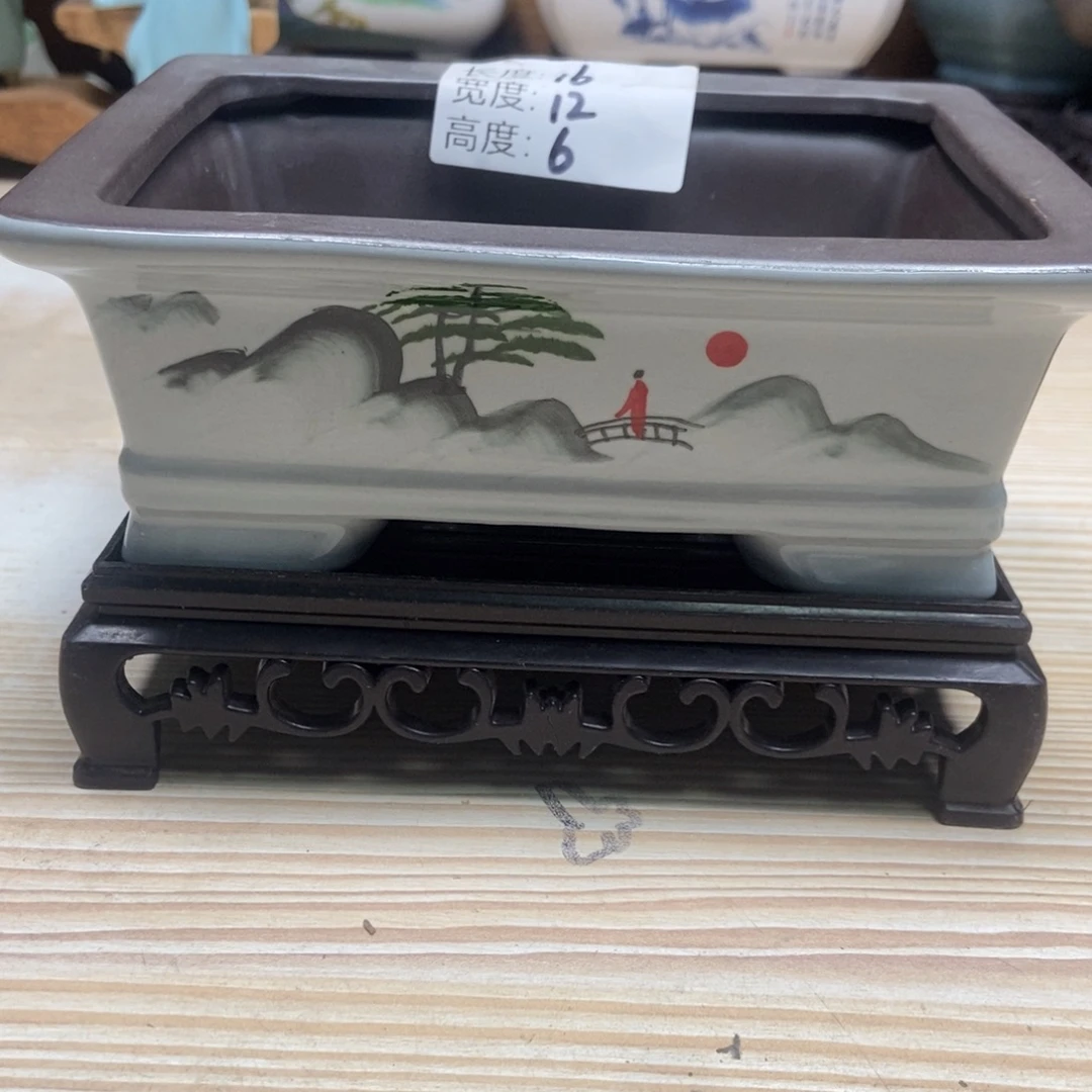 瓷片陶瓷花盆陶瓷艺术