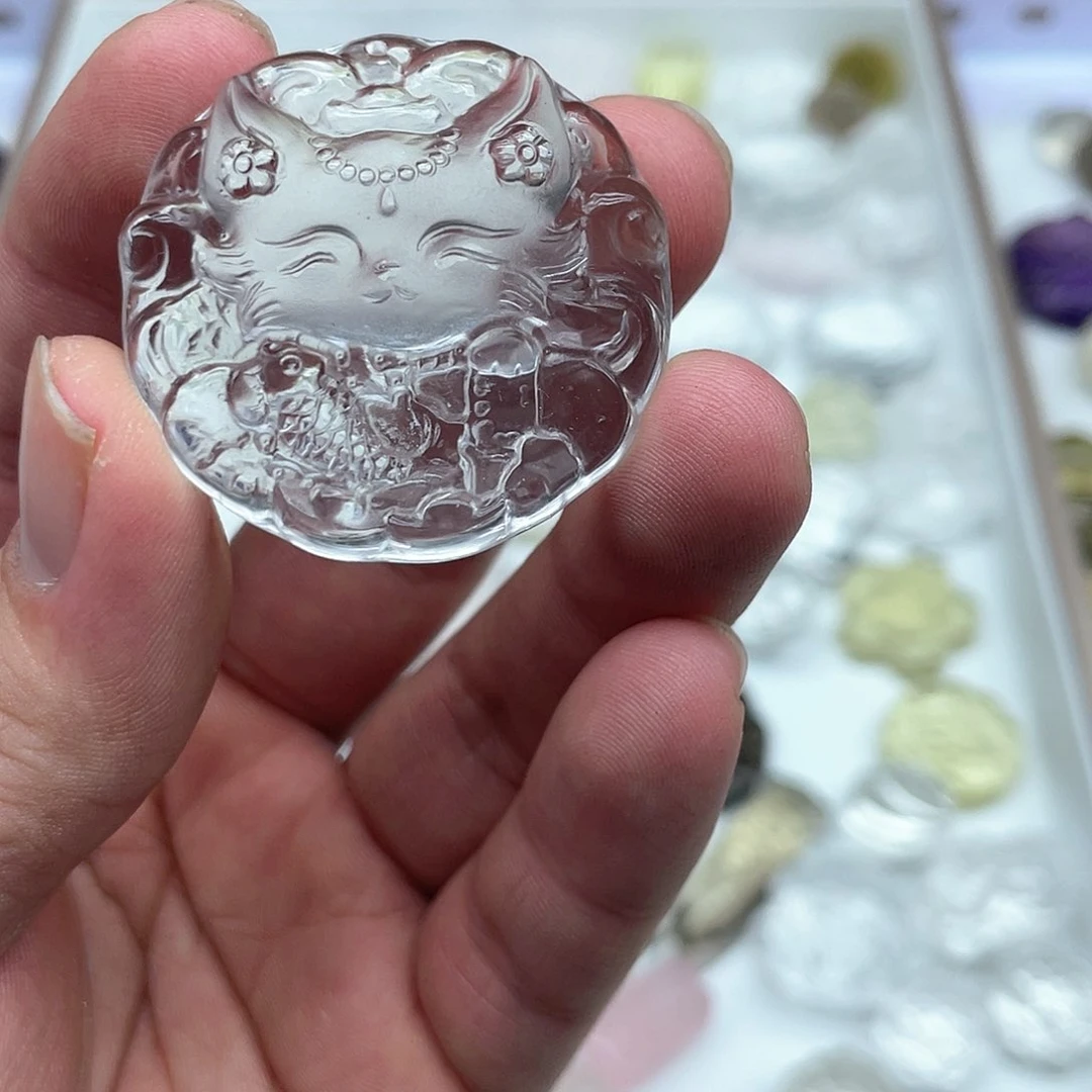 水晶吊坠(不含链)未镶嵌关****?