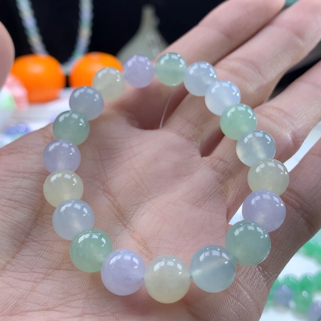 翡翠手链未镶嵌李*诺分单1.5万