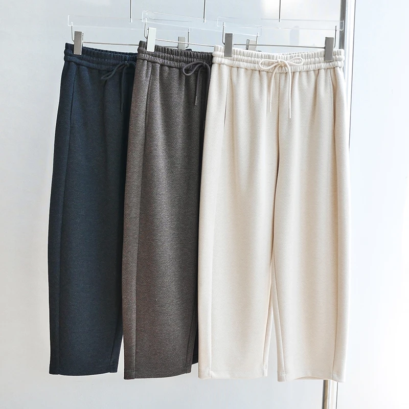 【朵儿studio】醋酸绵羊毛！巨显瘦！秋冬款直筒裤 D602