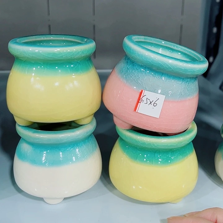 多肉陶瓷花盆满10元包邮