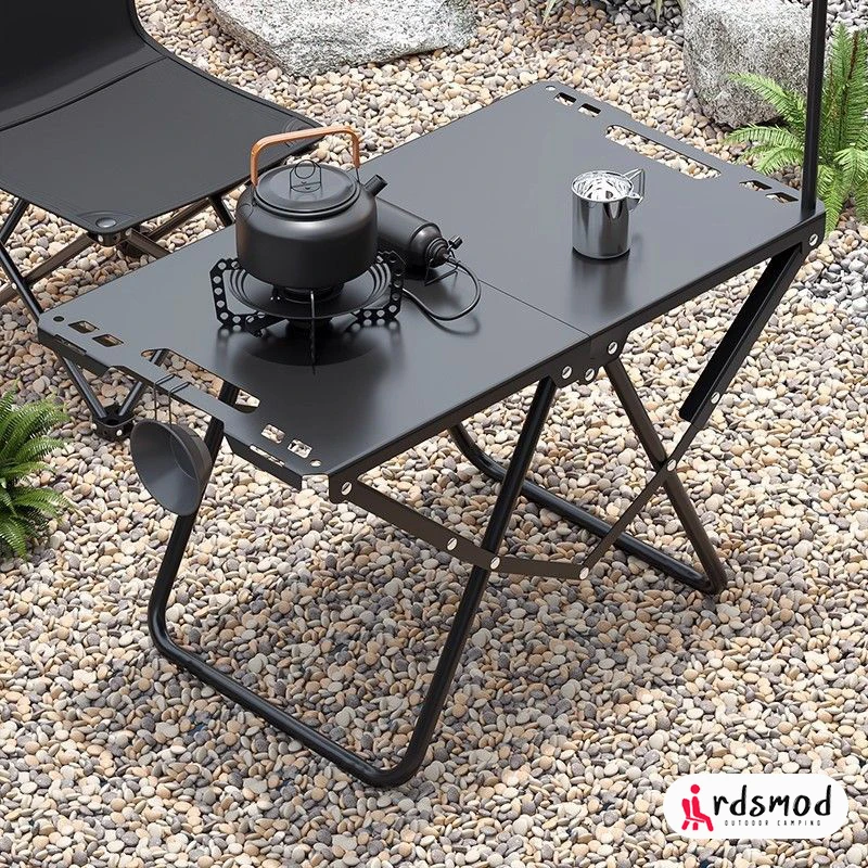 多功能折叠桌户外露营轻便可折叠战术桌IGT野餐碳钢折叠桌商品图