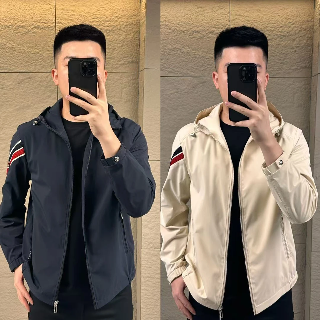 32283态度GY“25春夏新品”设计师款男士连帽夹克外套