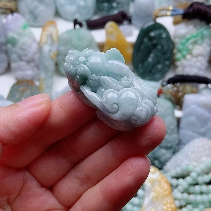 翡翠未镶嵌吊坠(不含链)男士