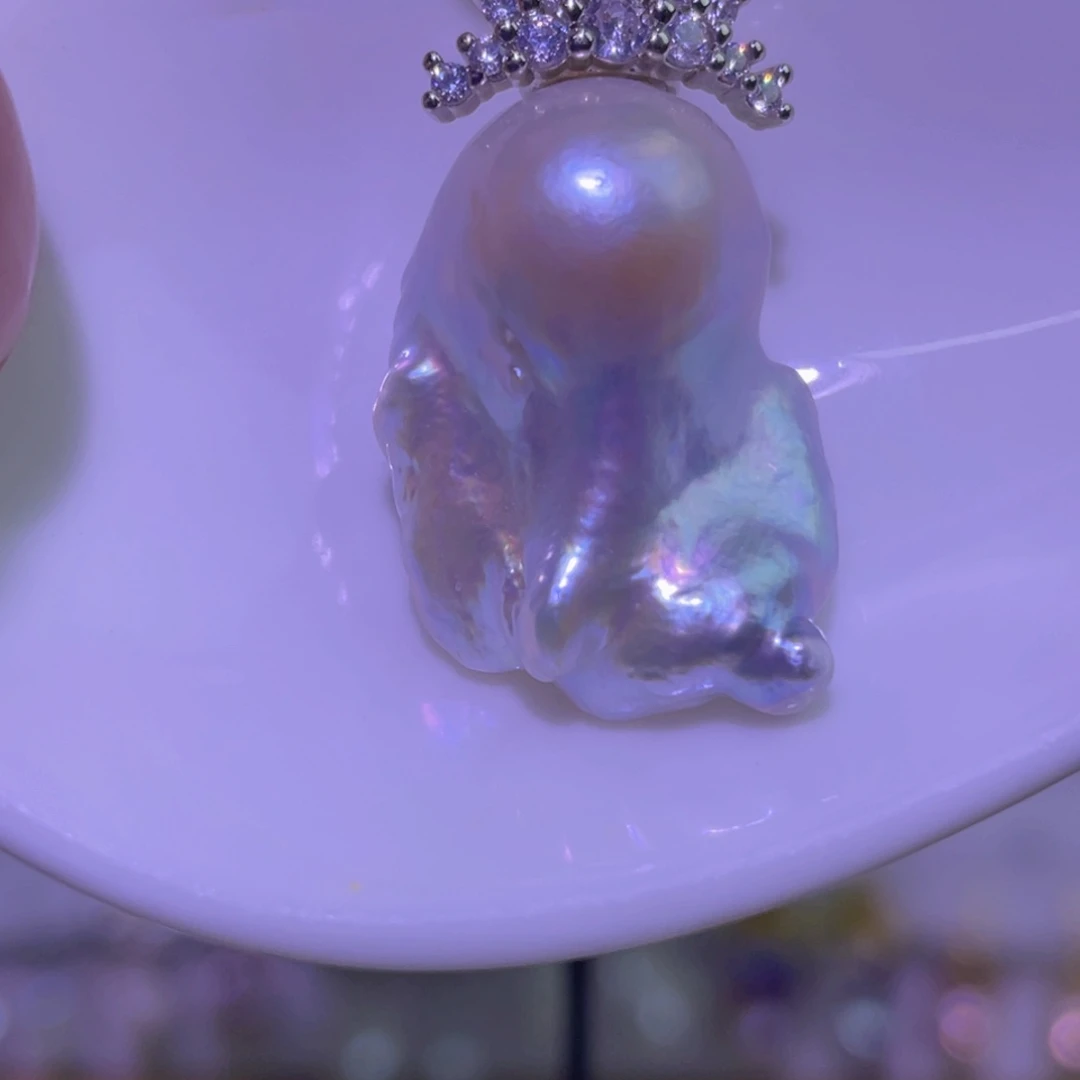 未镶嵌天然淡水珍珠吊坠淡水珍珠