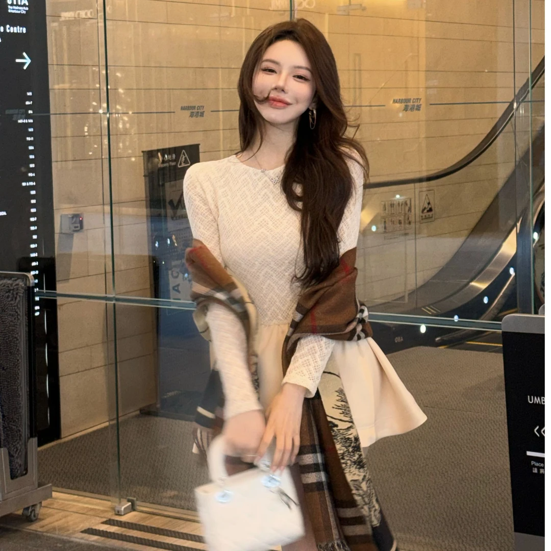 Love is long高档战马格子保暖双面加厚围巾披肩女时尚长款春秋