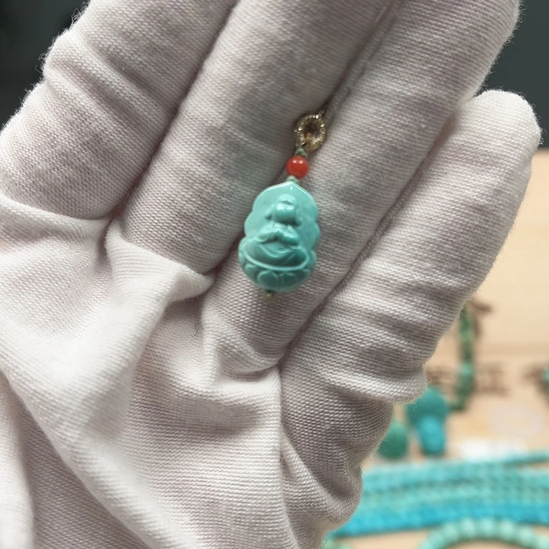 绿松石雕刻未镶嵌