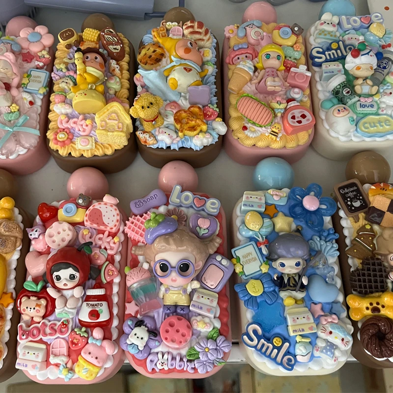 手工DIY创意奶油胶萌粒除螨喷雾