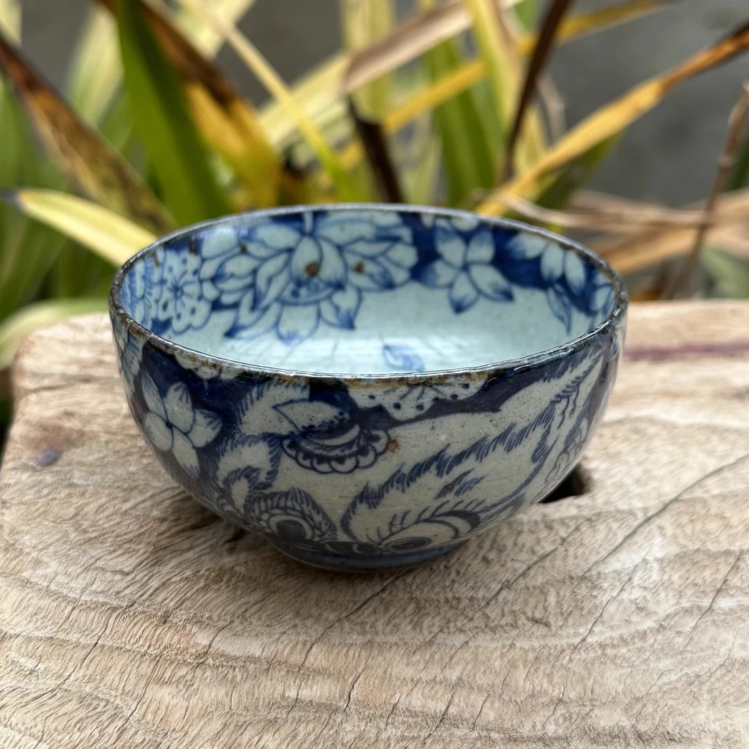 【近山古美】醒狮普洱杯手工手绘釉下彩高温瓷