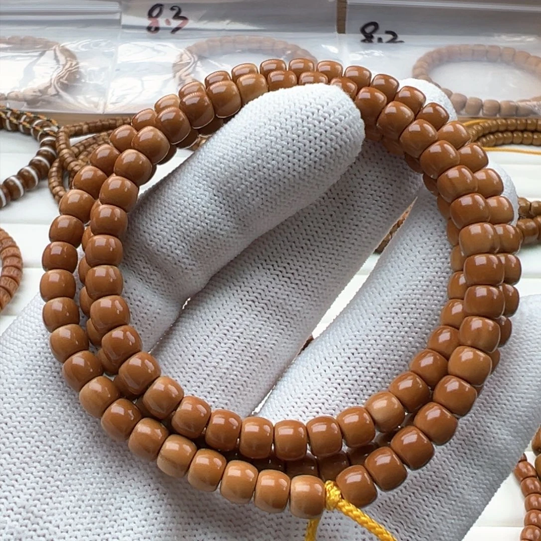 橄榄核手串5.8核尖108老挝老型