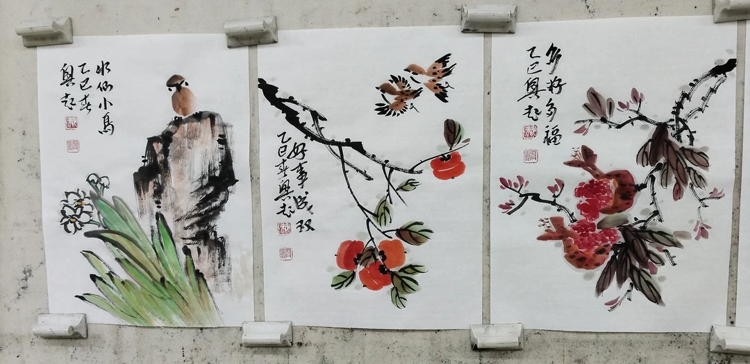 【直播间福利】中国风国画花鸟山水挂画装饰画卧室风水中式挂画