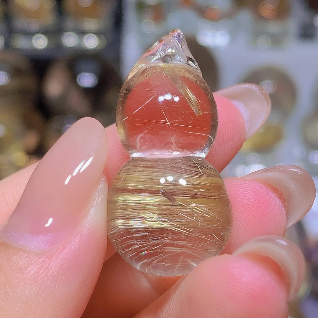 水晶珠宝半成品未镶嵌吊坠