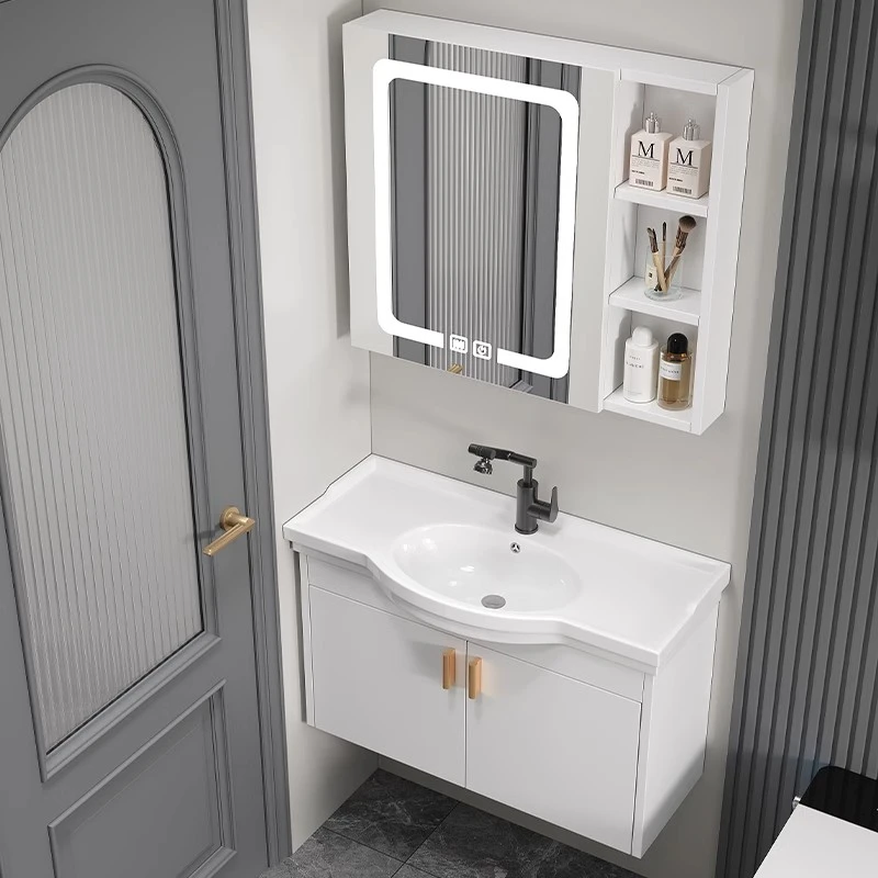 阳台蜂窝铝板浴室柜组合小户型极窄洗脸盆窄边大肚盆浴室柜小尺寸