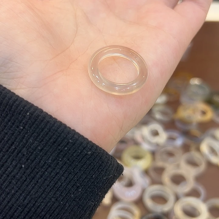 玛瑙/玉髓合金戒指26港13