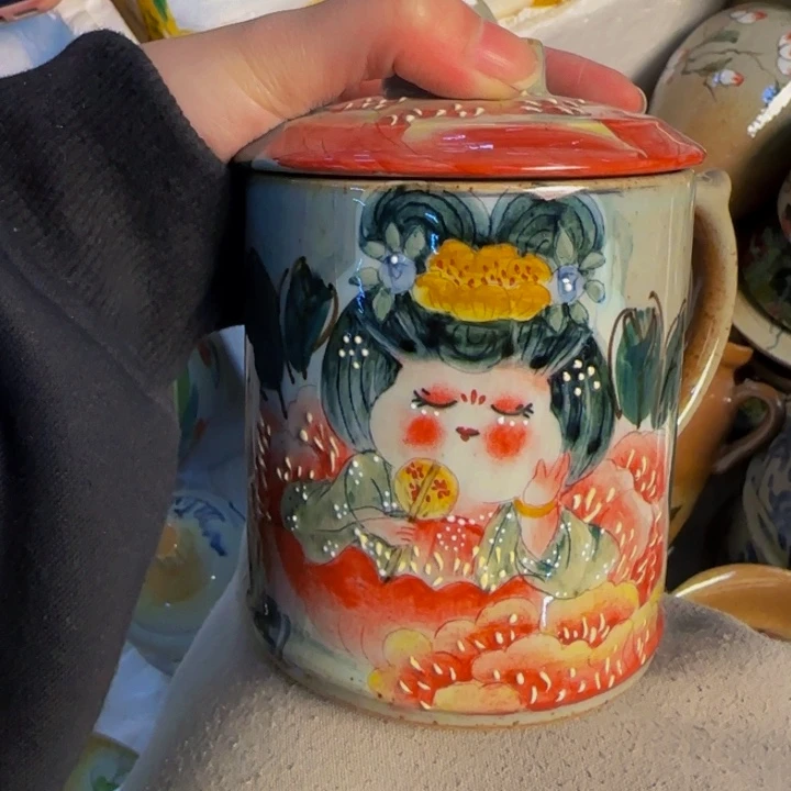 瓷片景德镇陶瓷手工手绘