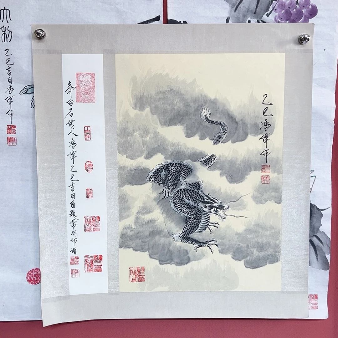 国画冯伟老师亲笔手绘作品慧
