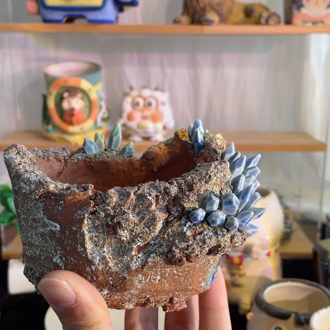 【闪购商品】紫砂花盆把****给花盆花盆