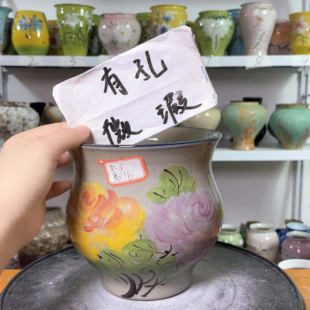 景德镇陶瓷花盆花器暇256