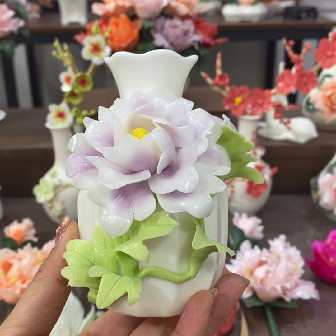 瓷片陶瓷工艺品摆件