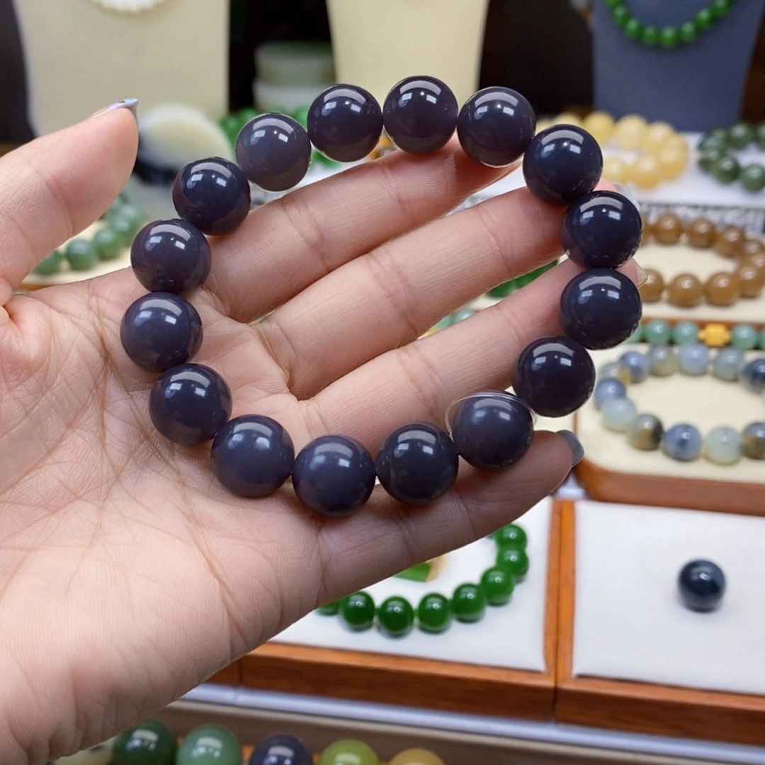 青***梧手串未镶嵌和田玉