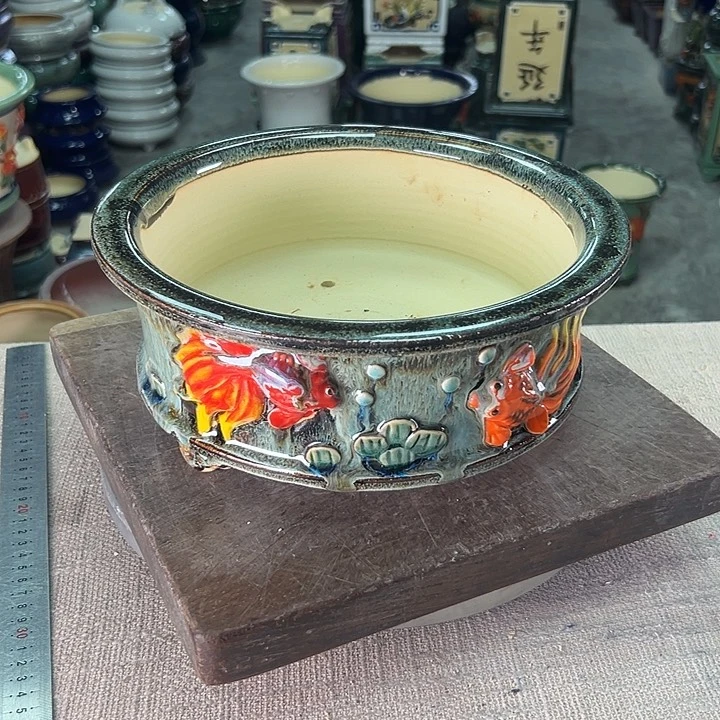 泳坤堂石湾盆陶瓷