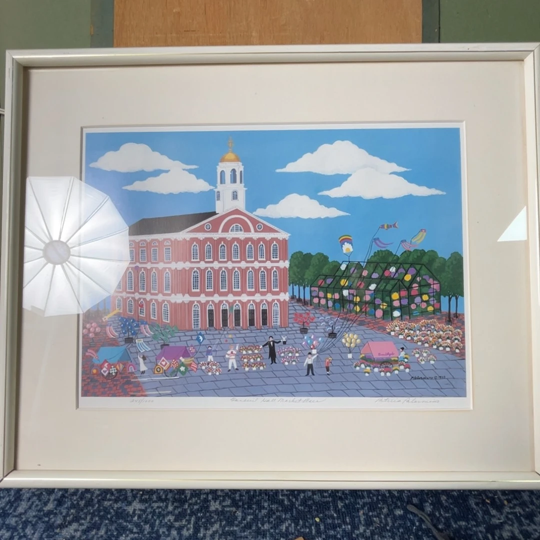 中古框画框子有些磕碰不退不换