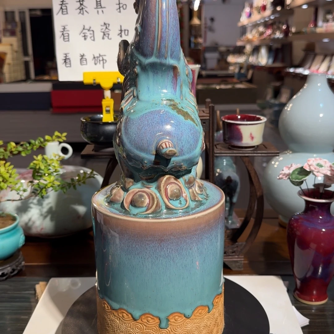 陶摆件钧瓷摆件2222