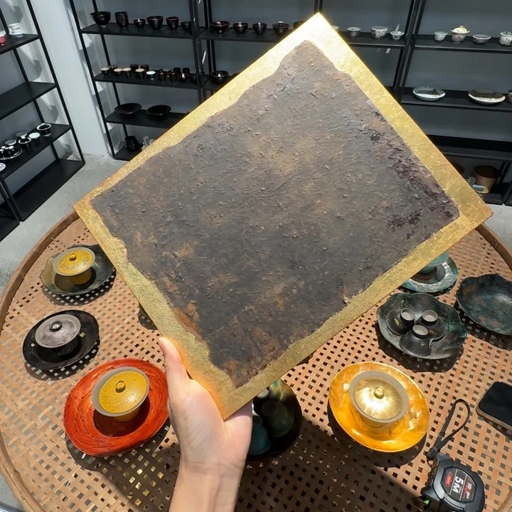 天然大漆茶盘25*30