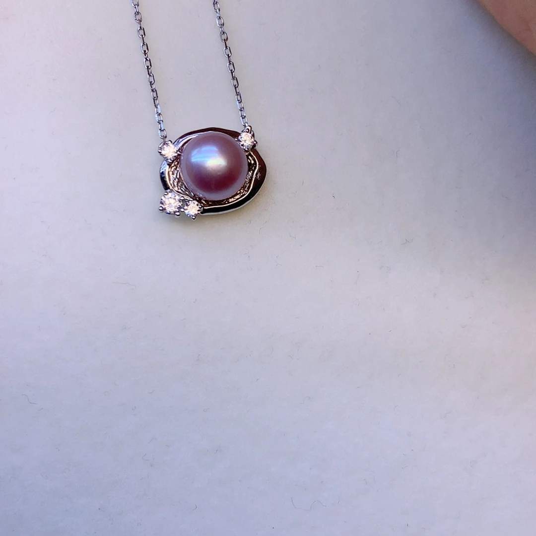 【闪购商品】颈饰银S925镶嵌淡水珍珠