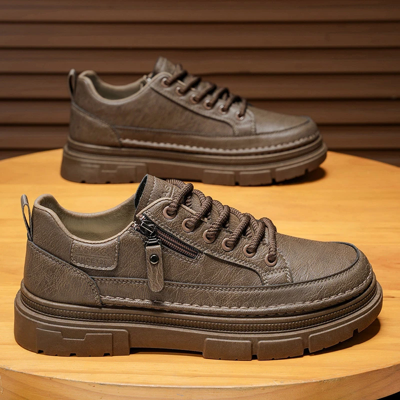 秋季男鞋新款透气防水防滑厨师鞋子男潮E022