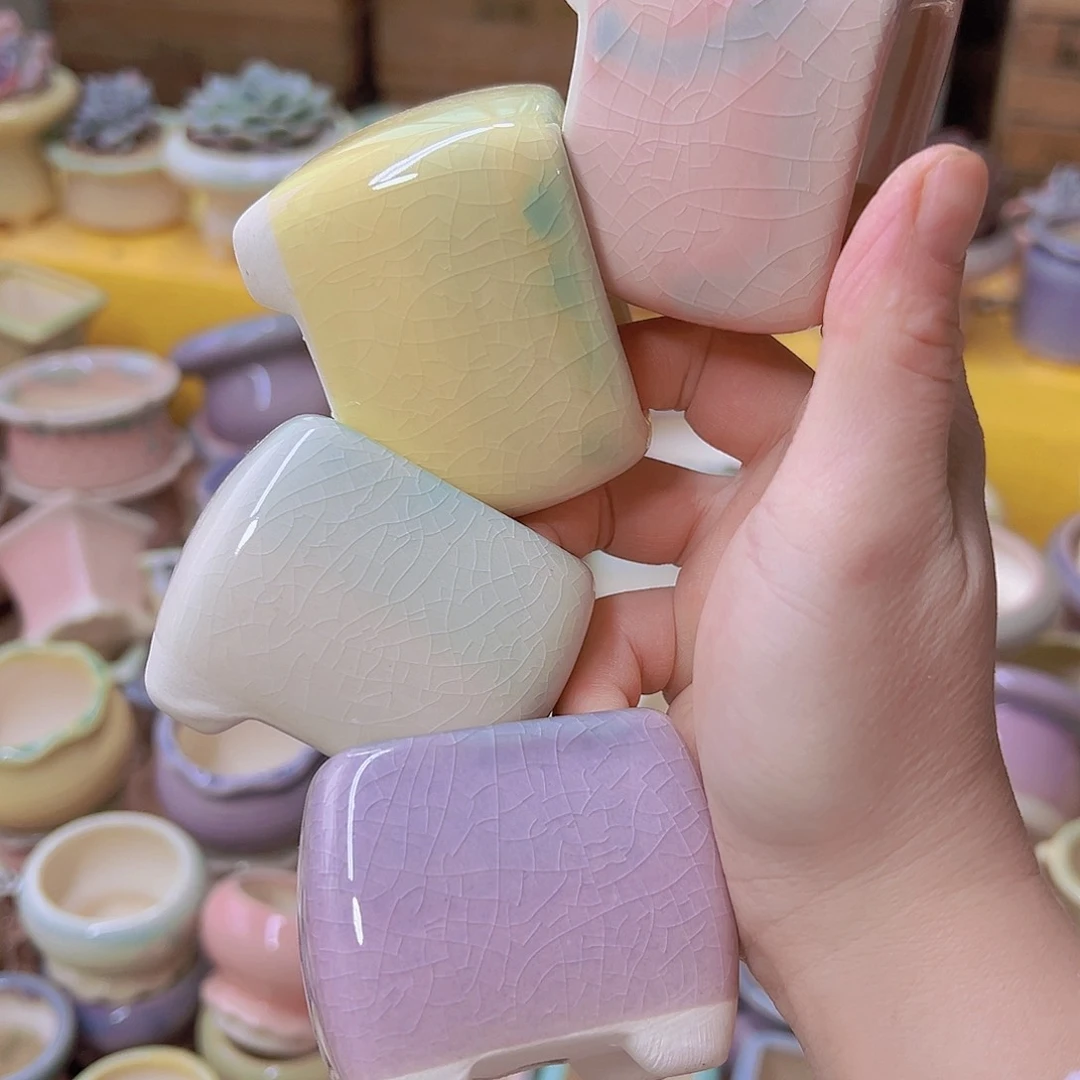 红陶陶瓷花盆当场满12包邮