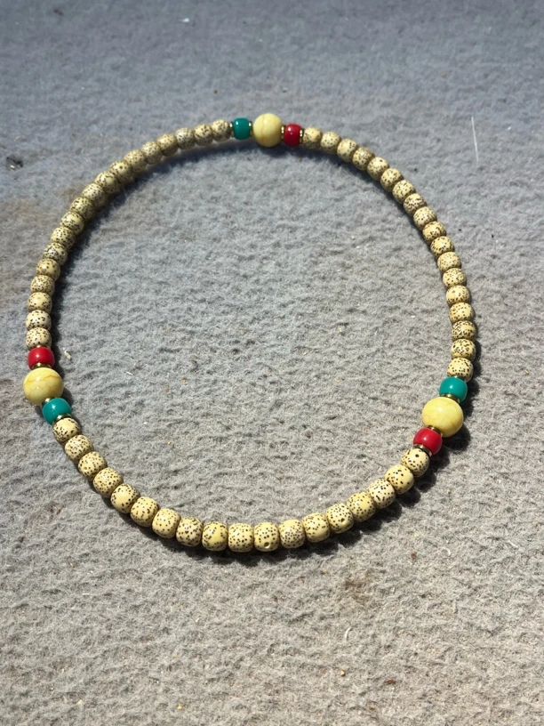 美女双圈海南星月菩提老型8x7带配饰