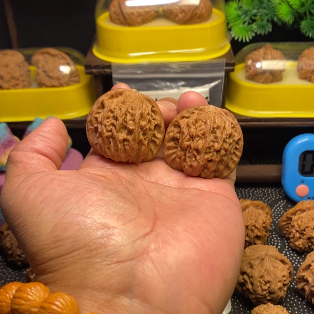 吊坠文玩核桃原装磨盘41